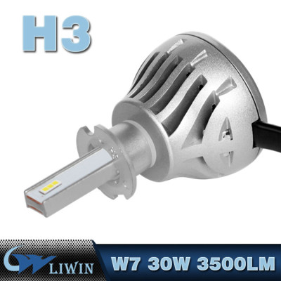 LVWON New Products Auto Parts 30W 3500LM Led Lighting Lamp And Led Headlight Bulbs L6 H3 Led Auto Lamp H7 H1 H4 9005 9006 880 hot selling led car door logo laser projector light with names