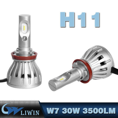 LVWON Wholesale Price L6 Car H4 High Power Led Headlight Bulbs H13 30W 3500LM 6000K Best Fog Light Kits H11 Led Lamp For Car led car door logo laser projector light