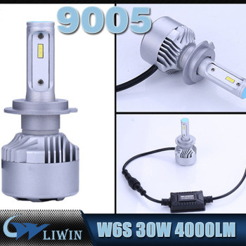 Motorcycle W6S LED Car Headlight 9005 HB3 4000lm Plips LED Car Bulb 60W 9006 HB4 Best Led Headlight Bulbs 12v 3w 5w projection ghost shadow