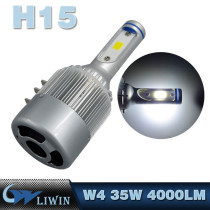 LVWON China Auto Led Headlight Manufacturer 12V24V COB Car Led Headlight HB3 HB4 9005 9006 H15 12V Led Headlight For Cars hot selling 12v 5w new 8th version car shadow lights