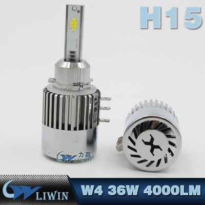 LVWON Hot Selling H15 LED Headlight Conversion Kit Can Bus Car Led Headlight Kit H8 Factory hot-selling led car door logo laser projector light