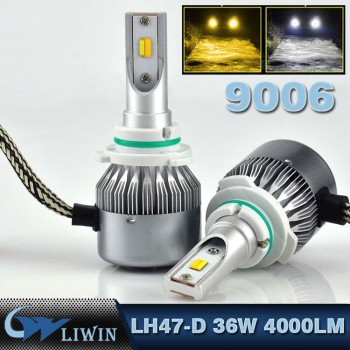 LVWON Car Accessories Kit High Power 36W Led Headlight D33 4000LM C6 H4 Led Headlight car logo light Car Ghost Light Car Shadow Lights