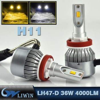 LVWON NEW 4000lm 36W/Bulb H8 H9 H11 Led Headlight Conversion Kit 6000K Lamp Foglight 3000K Led For Trucks Headlights 12v 5w new 8th version led car door logo laser projector light