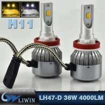 LVWON High Power 36W 4000LM H8 H9 H11 Fog Lights Led Philip Chip Led Car Upgrade Conversion Bulbs Kit LH47D H7 Car Bulb 12v 5w new 8th version led laser car logo light