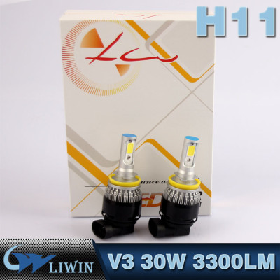 LVWON High Power Auto Car Led Headlight Bulb 30W 3300LM For Headlight fashionable 6G 5W cree brand led laser car logo light