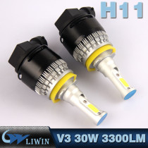LVWON Super Bright H4 6V Headlight Led Auto Lamp 30W 3300LM For Toyot a Premio Headlights wholesale 6Gen 5W cree led door courtesy light with car logo