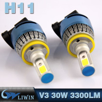 LVWON 12V Car Led Light H8 H9 H11 For Auto 24 Volt Auto LED Lamps wholesale alibaba 6Gen 5W cree led all cars names and logos light