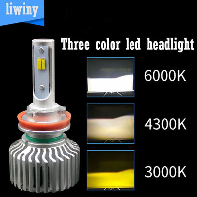Super Power 60W 7200LM H1 H3 Led Head Lamp And H11 H4 Laser Led Headlamp For 9005 9006 Auto Car Led Headlight