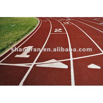 running track material constrantion in sport field