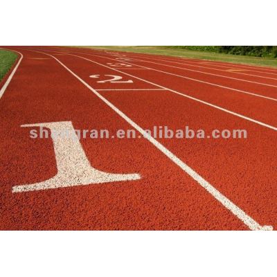 artificial running track