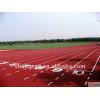 Rubber track and field material