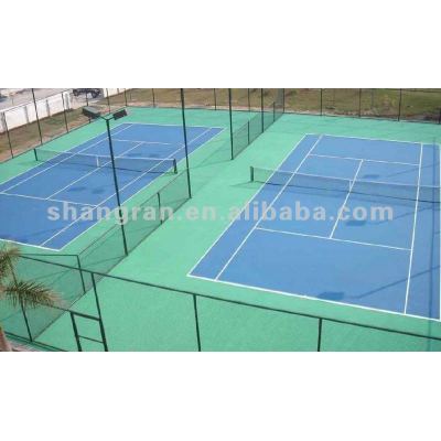 outdoor rubber flooring courts