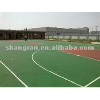 Mixed rubber type court