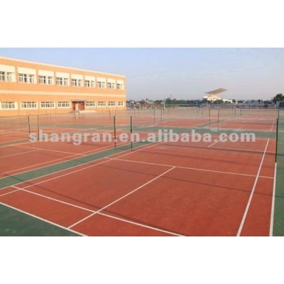 Artificial tennis court