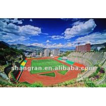 permeable running track