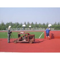 competitive rubber running track