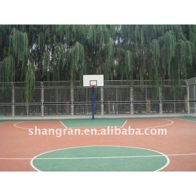 Artificial basketball court