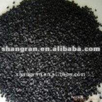 Black SBR rubber granules for sports courts