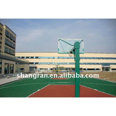Anti-slip rubber sports court