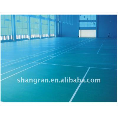 Anti-slip sports court badminton rubber court