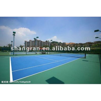 PU court-tennis court