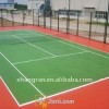 Artificial badminton court