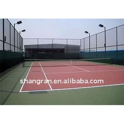 Anti-slip rubber outdoor badminton court