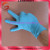 powder free industrial gloves nitrile Blue in bulk