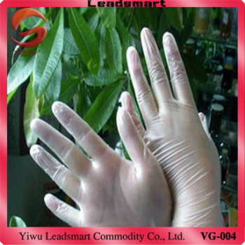 disposable vinyl examination gloves for medical with CE