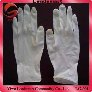 100% natural disposable latex glove