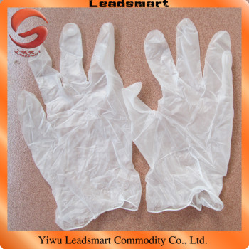 100pcs/box disposable sexy gloves vinyl with powdered