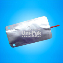 Resealable cosmetics liquid bag
