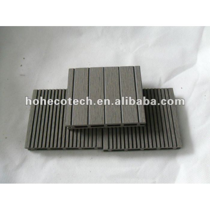 100x17mm WPC hölzerner zusammengesetzter Plastikdecking/Fußbodenfliese