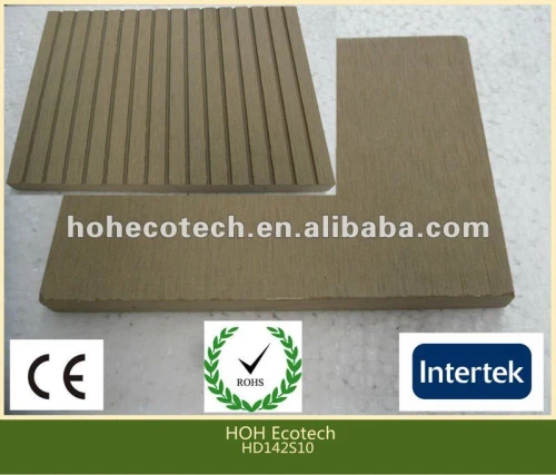 Durevole caldo vendita eco - amichevole wpc decking solido ( acqua prova, uv resistenza, resistenza rot e crack )