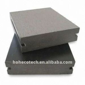 90*25mm wpc legno decking composito di plastica/pavimentazione bordo piano ( ce, rohs, astm, iso9001, iso14001, intertek ) piano decking di wpc