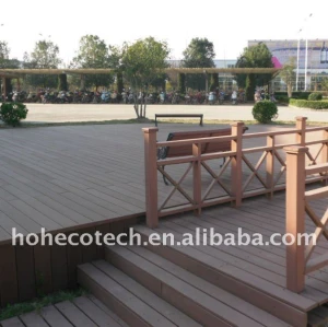 Empresa de construção do solo material wpc wood plastic composite decking/piso decking composto