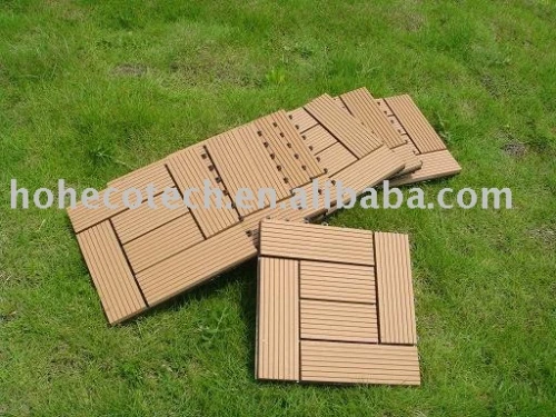Legno decking composito di plastica/pavimento - facile installazione