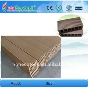 Plástico de madera wpc decking compuesto/149*34mm suelo wpc tablero del piso del wpc suelo entarimado