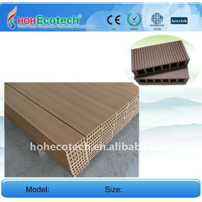 Wpc wood plastic composite decking/pisos 149*34mm placa wpc chão decking de wpc chão