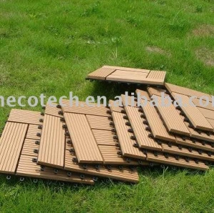 Madeira decking composto plástico/ telha - fácil instalação