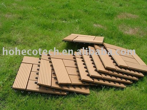 Madeira decking composto plástico/ telha - fácil instalação