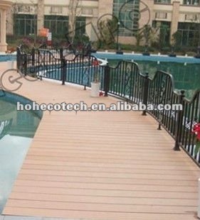 Wpc ( in legno composito di plastica ) decking/pavimentazione impermeabile piscina decking
