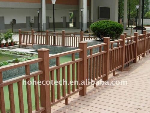 Di facile installazione wpc ponte legname legno decking composito di plastica/decking pavimentazione