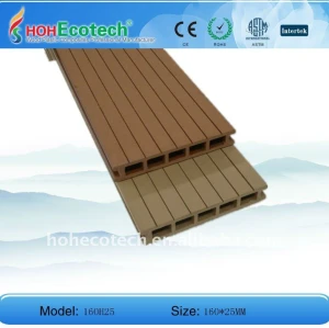 Decking ao ar livre plástico de madeira