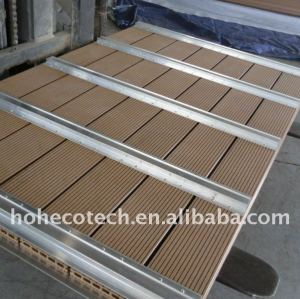 Esgrima wpc de tablero decking del wpc wpc compuesto plástico de madera decking/suelo decking del wpc