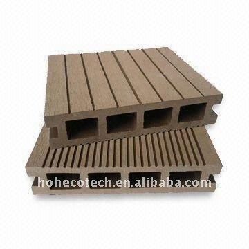 panneau composé en plastique en bois de wpc de /flooring de Decking (CE, ROHS, ASTM, ISO9001, ISO14001, Intertek)