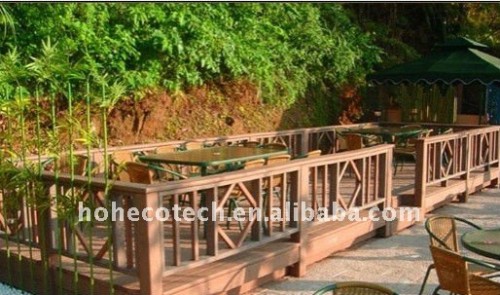 Ahorro a largo plazo de wpc ( compuesto plástico de madera ) cubiertas/suelo resistente al agua de la piscina terrazas