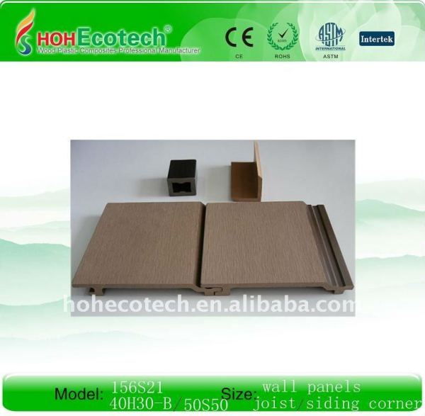 Wpc esterno pannelli a parete ( iso9001, iso14001, rohs, ce )