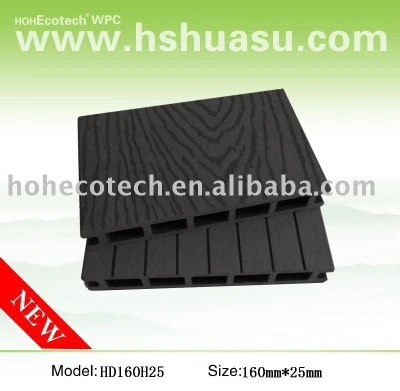 Decking composto/ piso - anti - fungo/ plástico de madeira piso ao ar livre