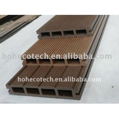 Wpc compuesto de la cubierta de tableros de madera - de plástico decking compuesto/suelo